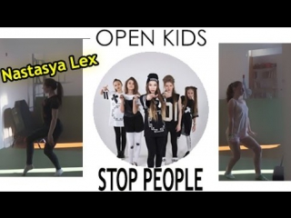 easy dance to the song open teens - stop people / nastasya lex