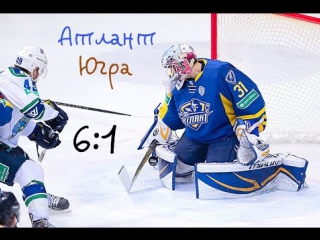 hockey match atlant-yugra 6:1 victory atlanta