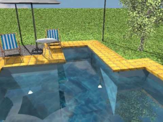 create video in sweet home 3d - swimming pool