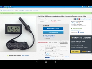 shopping on ebay. hygrometer.