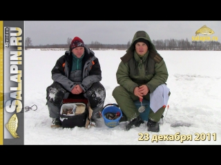 speed ​​fishing for small perch from the ice [salapinru]